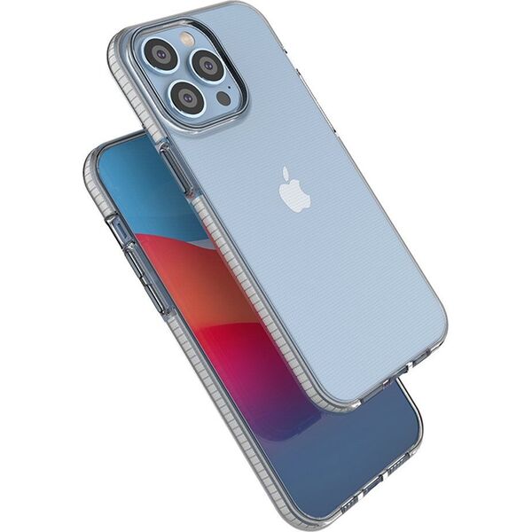 Hurtel Spring Case etui iPhone 14 Pro Max silikonowy pokrowiec z ramką jasnoniebieskie 12568608 9145576265284