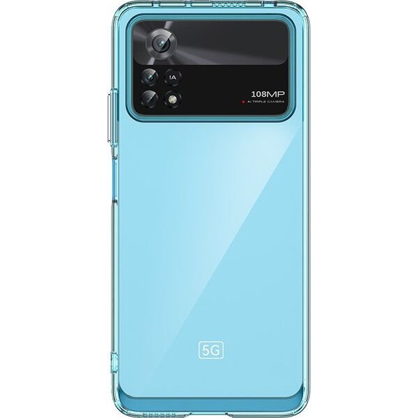 Hurtel Outer Space Case etui Xiaomi Poco X4 Pro 5G pokrowiec z elastyczną ramką niebieskie 12568610 5907769310782