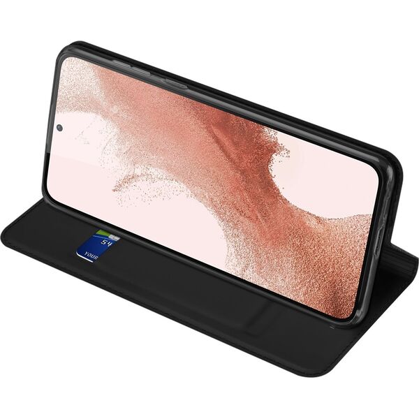 Dux Ducis Dux Ducis Skin Pro etui Samsung Galaxy S23 pokrowiec z klapką portfel na kartę podstawka czarne 12568744 6934913032602