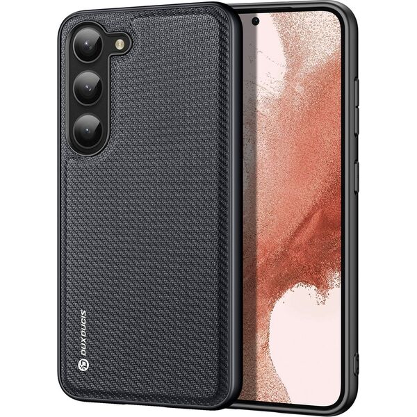 Dux Ducis Dux Ducis Fino etui Samsung Galaxy S23+ pokrowiec z silikonową ramką czarne 12568752 6934913031193