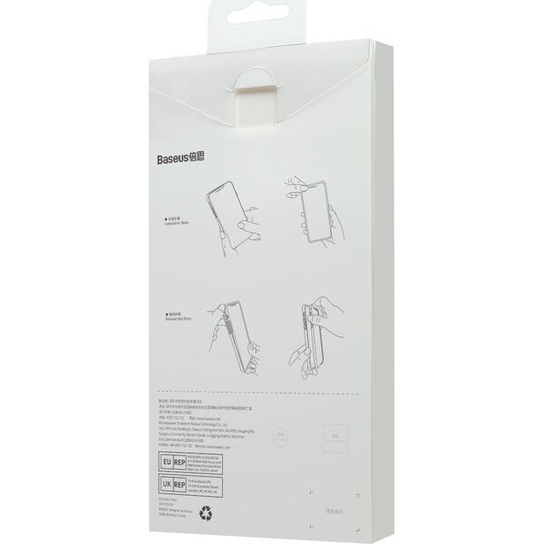 Baseus Etui Baseus SuperCeramic Glass Case Apple iPhone 13 Pro + zestaw czyszczący 12568770 6932172618605