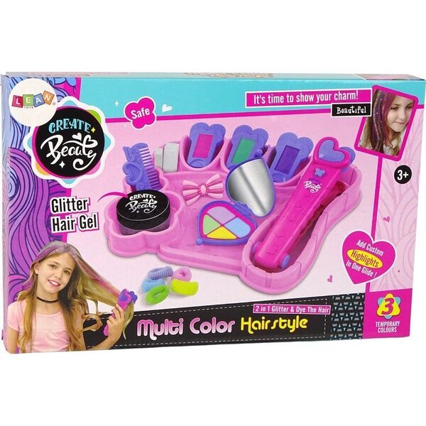 LeanToys Zestaw Do Włosów Kolorowe Kredy Kreda do Farbowania + Akcesoria 12570958 5905214977689