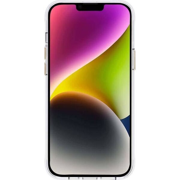 Rifle Paper Clear - Etui iPhone 14 Plus zdobione złotem (Rose Garden) 12572100 840171722147