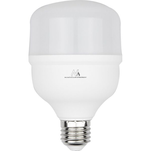 Maclean Żarówka LED Maclean MCE302 CW E27, 28W, 220-240V AC, zimna biała, 6500K, 2940lm 12572335 5902211128014