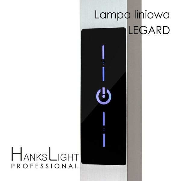 Lampa podłogowa HanksLight Lampa LED,HanksLight,stojąca, alu,1200*2146mm,up21W/down36W,4000K 12574102 5902115409844