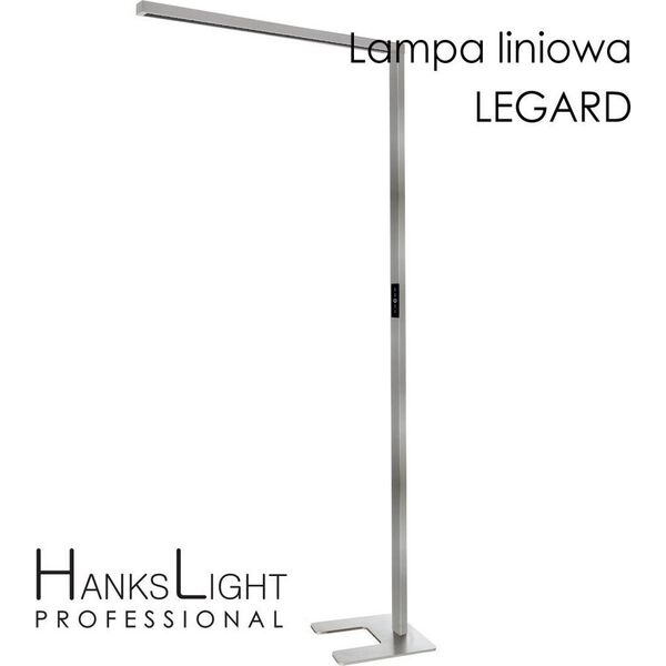 Lampa podłogowa HanksLight Lampa LED,HanksLight,stojąca, alu,1200*2146mm,up21W/down36W,4000K 12574102 5902115409844