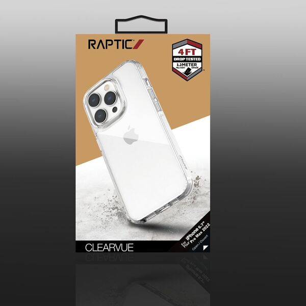 Raptic Raptic X-Doria Clearvue Case etui iPhone 14 Pro Max pokrowiec plecki przezroczysty 12578956 6950941495653