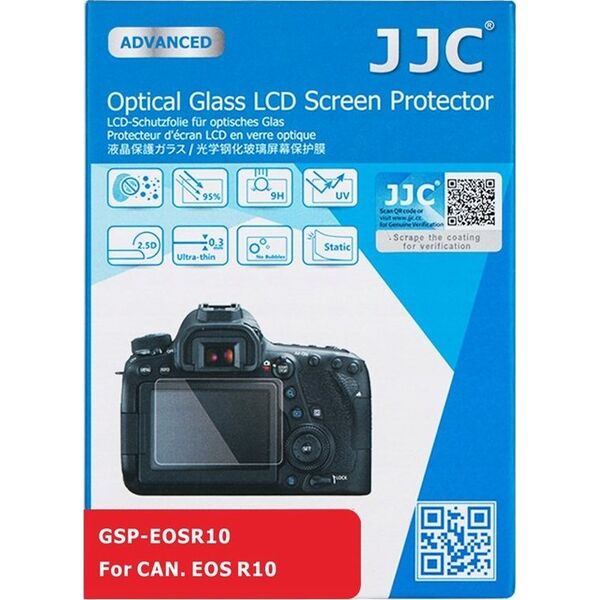 JJC OsŁona Szkło Na Ekran Lcd Do Canon Eos R10 / Gsp-eosr10 12580975 6950291585738