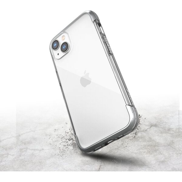 Raptic Raptic X-Doria Air Case etui iPhone 14 pancerny pokrowiec srebrny 12592352 6950941495424