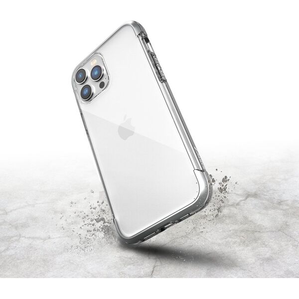 Raptic Raptic X-Doria Air Case etui iPhone 14 Pro Max pancerny pokrowiec srebrny 12592357 6950941495516