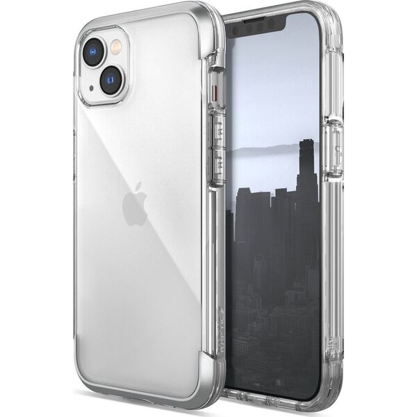 Raptic Raptic X-Doria Air Case etui iPhone 14 Plus pancerny pokrowiec srebrny 12592358 6950941495486