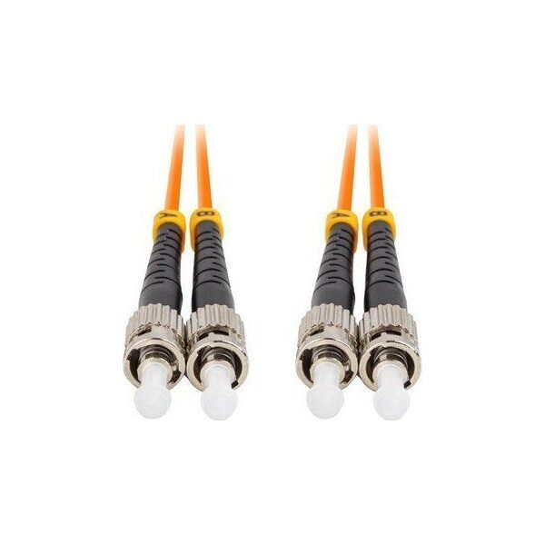 Lanberg Patchcord światłowodowy MM ST/UPC-ST/UPC DUPLEX 3.0MM OM2 50/125 LSZH 5m pomarańczowy 12594575 5901969437713