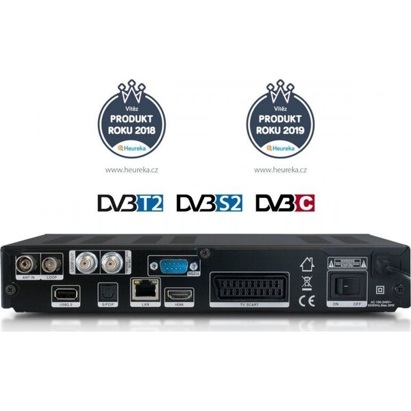 Tuner TV CryptoBox Tuner AB 752HD Combo DVB-T2/S2/C 12594670 8588005998543