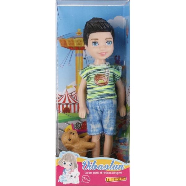 Mega Creative LALKA CHLOPIEC 13CM 7X16X4 MIX5 DISP 20/300/600. 12625944 5904335871463