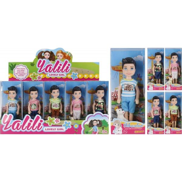 Mega Creative LALKA CHLOPIEC 13CM AKC 7X16X4 MIX5 MC20/300/600 12625946 5904335871470