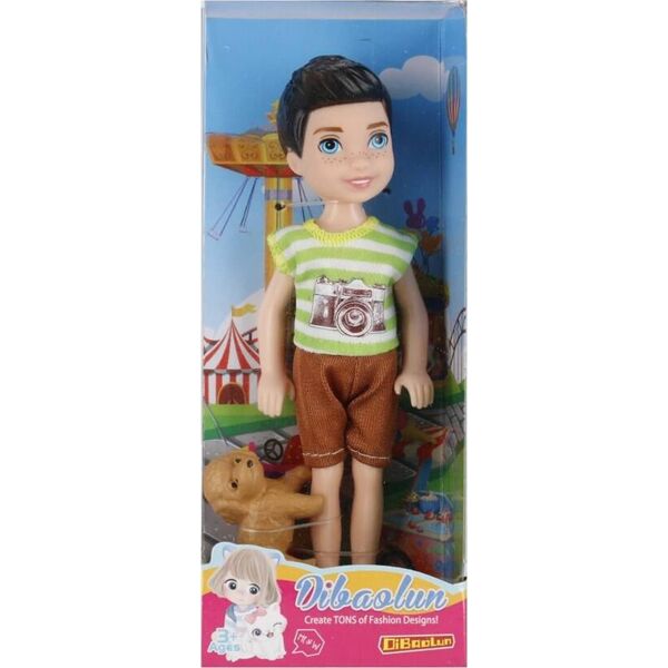 Mega Creative LALKA CHLOPIEC 13CM AKC 7X16X4 MIX5 MC20/300/600 12625946 5904335871470