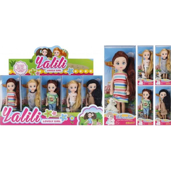 Mega Creative LALKA 13CM AKC 7X16X4 MIX5 MC DISP 20/300/600. 12625947 5904335871456