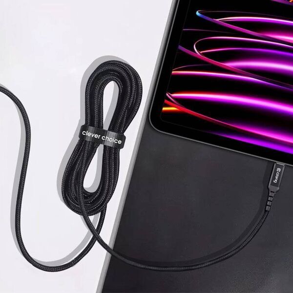 Kabel USB Crong USB-C - USB-C 1.2 m Czarny (CRG567) 12627428 5904310702379