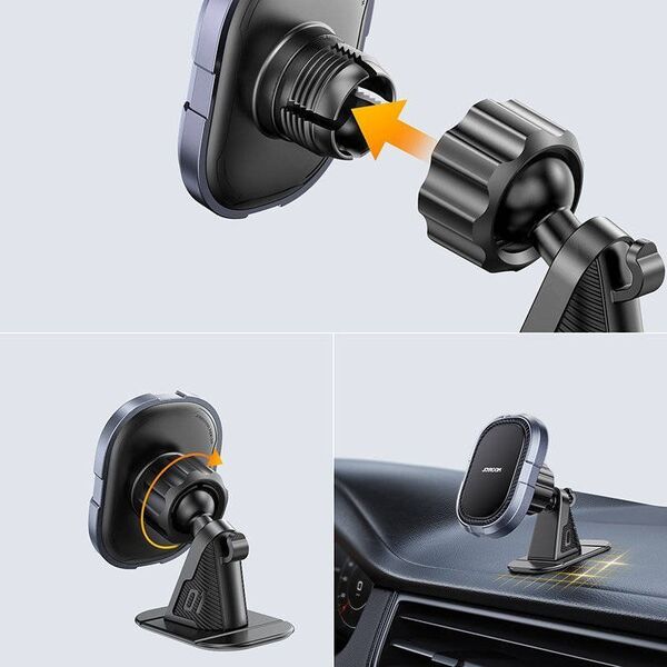 Joyroom Uchwyt samochodowy magnetyczny Joyroom Dashboard szary (JR-ZS311) 12628894 6956116759865