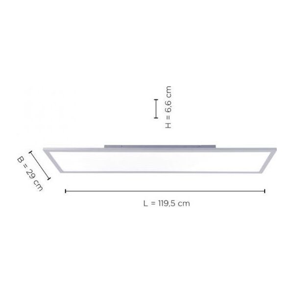 Lampa sufitowa Paul Neuhaus Nasufitowa lampa  Flat 14753-21 LED 16W płaska biała 12645217 4043689963729