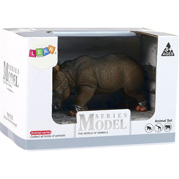 Figurka LeanToys Duża Figurka Kolekcjonerska Nosorożec Zwierzęta Świata 12665057 5905214970642