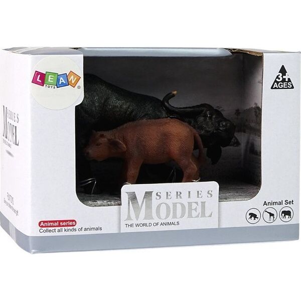 Figurka LeanToys Figurka Bawoła Cielątko Zwierzęta Afrykańskie Zoo 12665070 5905214971236