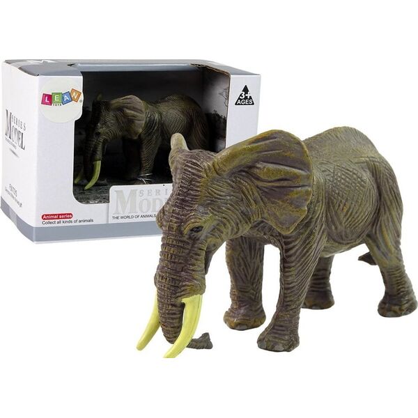 Figurka LeanToys Duża Figurka Kolekcjonerska Słoń Zwierzęta Świata 12665076 5905214970635