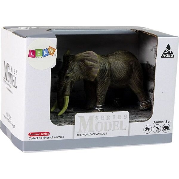 Figurka LeanToys Duża Figurka Kolekcjonerska Słoń Zwierzęta Świata 12665076 5905214970635