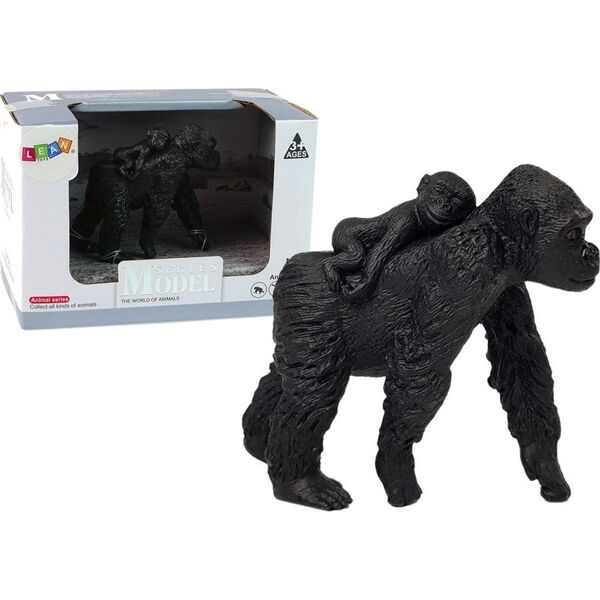 Figurka LeanToys Zestaw Figurka Goryl Z Maleństwem Zwierzęta 12665321 5905214970680