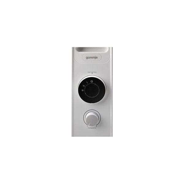 Grzejnik Gorenje Gorenje Heater OR2000M Grzejnik olejowy, 2000 W, Odpowiedni do pomieszczeń do 15 m, Biały 12678281 3838782533594