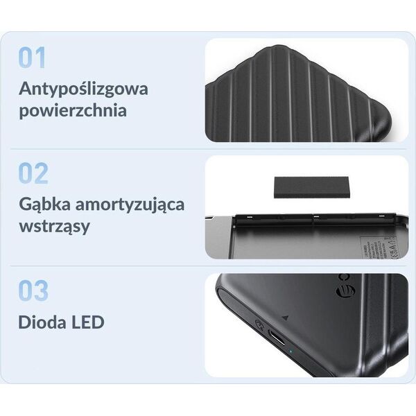 Kieszeń Orico Obudowa dysku 2,5" USB-C 3.1 6Gbps czarna 12692859 6941788854543