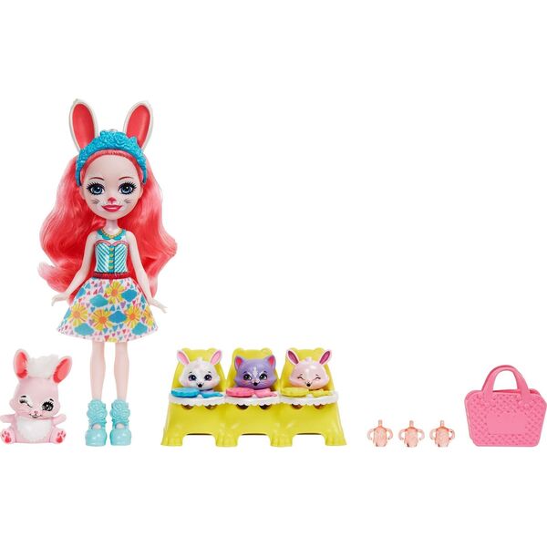Mattel Enchantimals BFF Reveal Lalka + zwierzątka niespodzianki HLK85 12705317 194735114030