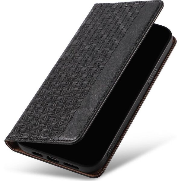 Hurtel Magnet Strap Case etui iPhone 14 Plus pokrowiec z klapką portfel mini smycz podstawka czarne 12718335 9145576263563