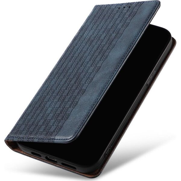 Hurtel Magnet Strap Case etui iPhone 14 Pro pokrowiec z klapką portfel mini smycz podstawka niebieskie 12718355 9145576263617