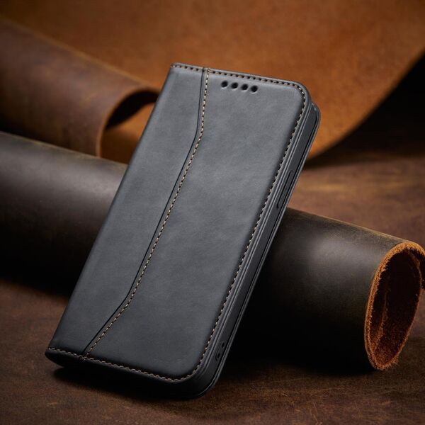 Hurtel Magnet Fancy Case etui iPhone 14 pokrowiec z klapką portfel podstawka czarne 12718358 9145576263723