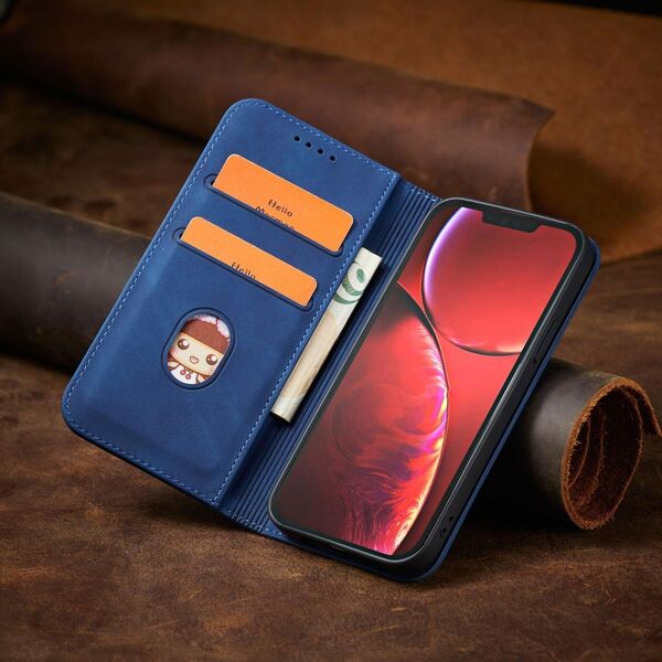 Hurtel Magnet Fancy Case etui iPhone 14 pokrowiec z klapką portfel podstawka niebieskie 12718362 9145576263730