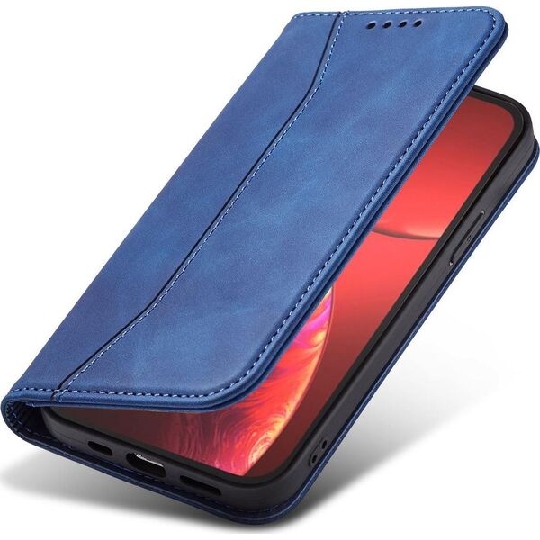 Hurtel Magnet Fancy Case etui iPhone 14 pokrowiec z klapką portfel podstawka niebieskie 12718362 9145576263730