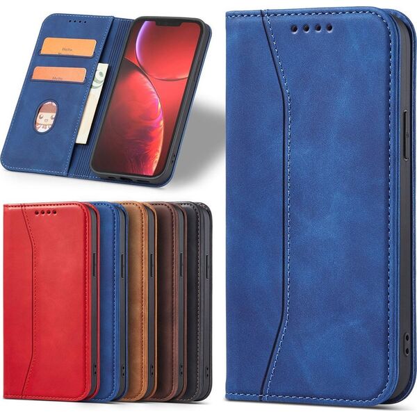 Hurtel Magnet Fancy Case etui iPhone 14 Pro Max pokrowiec z klapką portfel podstawka niebieskie 12718371 9145576263822