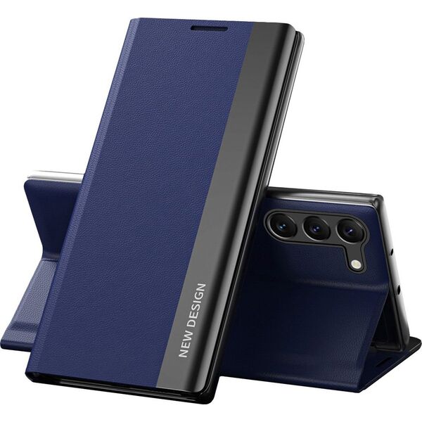 Hurtel Sleep Case Pro etui do Samsung Galaxy S23+ z klapką podstawka niebieskie 12718461 9145576269800