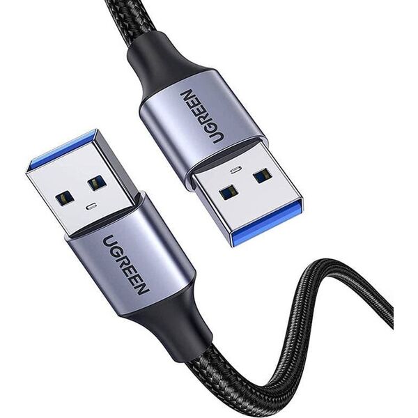 Kabel USB Ugreen USB-A - USB-A 0.5 m Czarny (80789) 12723391 6957303887897
