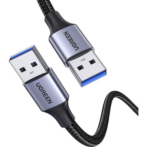 Kabel USB Ugreen USB-A - USB-A 0.5 m Czarny (80789) 12723391 6957303887897