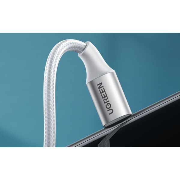 Kabel USB Ugreen USB-A - Lightning 1.5 m Srebrny (UGR1458) 12723455 6957303861620