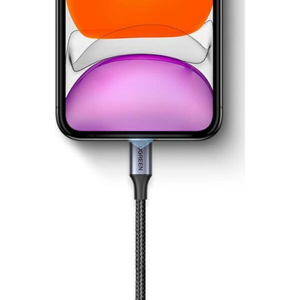 Kabel USB Ugreen USB-A - Lightning 1.5 m Czarny (UGR1460) 12723699 6957303861576