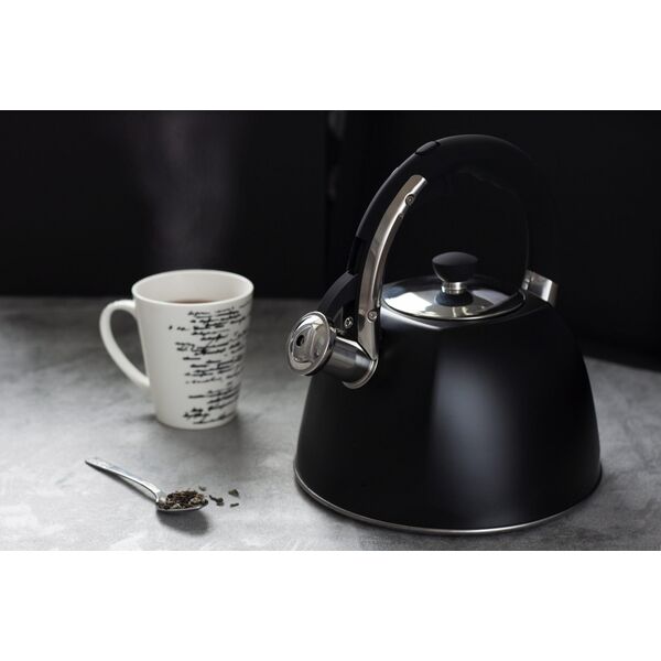 Berretti BERRETTI - Czajnik tradycyjny Giulia - 3 L - czarny - indukcja - gaz - BR-6248 12727508 5902041306248