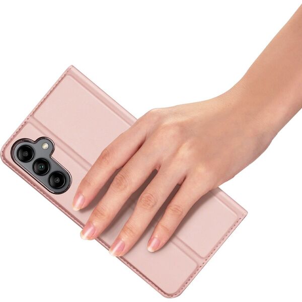 Dux Ducis Dux Ducis Skin Pro etui do Samsung Galaxy A34 5G pokrowiec z klapką portfel na kartę podstawka różowe 12729212 6934913030196