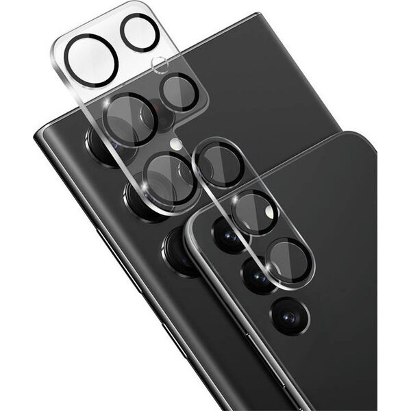 Crong Crong Lens Shield - Szkło na aparat i obiektyw Samsung Galaxy S23 Ultra 12735850 5904310702522