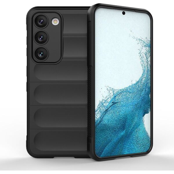 Hurtel Magic Shield Case etui do Samsung Galaxy S23+ elastyczny pancerny pokrowiec czarne 12741041 9145576272039