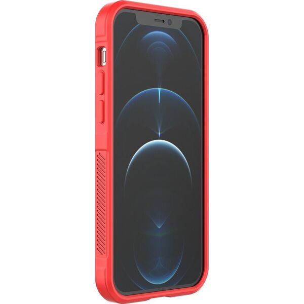 Hurtel Magic Shield Case etui do iPhone 12 Pro elastyczny pancerny pokrowiec burgundowy 12741042 9145576258415