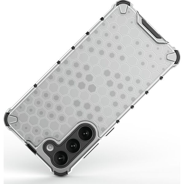 Hurtel Honeycomb etui do Samsung Galaxy S23+ pancerny hybrydowy pokrowiec przezroczyste 12741068 9145576272329