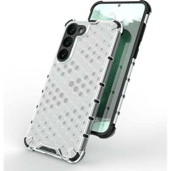 Hurtel Honeycomb etui do Samsung Galaxy S23+ pancerny hybrydowy pokrowiec przezroczyste 12741068 9145576272329